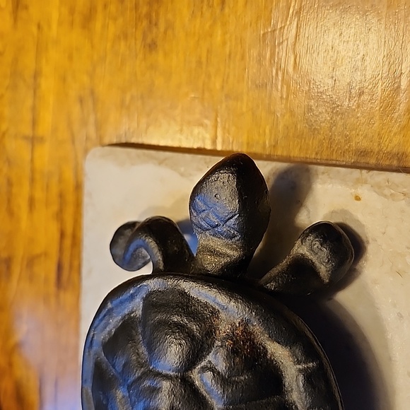 Vintage Iron Art Black Turtle Trinket Holder - Picture 12 of 12